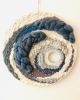 Blue Moon | Wall Sculpture in Wall Hangings by Trudy Perry. Item composed of fiber