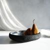 The Brush Series #004: Low Bowl in Silver and Black | Decorative Bowl in Decorative Objects by Carolyn Powers Designs. Item composed of concrete and glass in minimalism or contemporary style