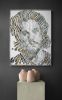 JON SNOW THE KING FOREVER | Oil And Acrylic Painting in Paintings by Virginie SCHROEDER. Item made of canvas with synthetic works with art deco style