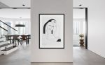 The Quiet Disruption — Minimalist Abstract Drawing | Drawings by Hildegarde Handsaeme. Item made of paper works with minimalism & contemporary style