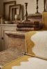 Handwoven Woolen Yellow Runner Rug | Rugs by Evergreen Carpets. Item made of wool works with boho & minimalism style