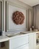 Large Rose Gold Bougainvillea | Wall Sculpture in Wall Hangings by Cristina Ayala
