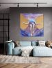 Trust in the unknown | Oil And Acrylic Painting in Paintings by Elena Parau. Item composed of canvas compatible with contemporary and country & farmhouse style