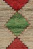 Vintage Persian Tribal Runner in Beige with Green and Red | Area Rug in Rugs by Rug and Kilim