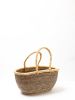 Market Black/Natural Stripe Basket | Storage Basket in Storage by AKETEKETE. Item compatible with boho and country & farmhouse style