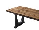 Black Walnut Solid Wood Dine Table - Custom Table | Dining Table in Tables by Tinella Collection. Item composed of walnut and metal in contemporary or country & farmhouse style