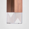 Lamp/One Wood 9-Light Chandelier | Chandeliers by Formaminima. Item composed of wood