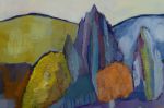 Reflections | Oil And Acrylic Painting in Paintings by Cécile Ganne. Item made of canvas with synthetic