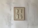 ‘Alas’ | Wall Sculpture in Wall Hangings by Greyya Jay. Item composed of oak wood & cement compatible with minimalism and mid century modern style