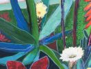 Souvenirs du Mexique | Mixed Media in Paintings by Marielle Robichaud. Item composed of wood & fabric compatible with contemporary and eclectic & maximalism style