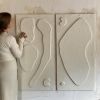‘Mull’ by Greyya Jay | Wall Sculpture in Wall Hangings by Greyya Jay. Item composed of wood and cement in boho or minimalism style