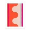 Letter T | Prints in Paintings by Christina Flowers. Item composed of paper in contemporary or art deco style