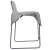 Merkled Net Wrap Chair - Counter Height | Bar Stool in Chairs by Merkled Studio. Item composed of fabric and steel