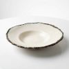 Deep Plate with Bronze Rim | Dinnerware by Pottery & Poetry