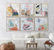 The Grid 30x30s | Oil And Acrylic Painting in Paintings by Bibby Gignilliat. Item composed of wood