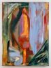 Reveal | Oil And Acrylic Painting in Paintings by Molly Herman. Item composed of linen and synthetic