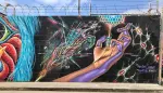 Duelatlity of Life | Street Murals by Max Ehrman (Eon75). Item made of synthetic