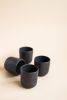 Black Matte Stoneware Coffee Tumbler | Cup in Drinkware by Creating Comfort Lab. Item made of stoneware