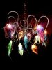 Multi Fish Chandelier | Chandeliers by Anchor Bend Glassworks. Item composed of glass