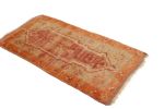 Vintage Oushak Traditional Beige and Red Wool Rug 12747 | Area Rug in Rugs by Rug and Kilim
