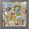 Stained glass mosaic window treatments | Art & Wall Decor by JK Mosaic, LLC. Item made of glass