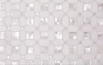 Geometric Pearl White Thassos Shell Backsplash | Tile Club | Tiles by Tile Club. Item made of marble