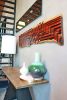 Cedar Wood Slabs & Mirror | Decorative Objects by Organik Creative | Twin Creeks Crossing in Allen. Item composed of wood and glass