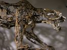 Spotted Catamount | Public Sculptures by Wendy Klemperer Art Inc | Sage Lodge in Pray. Item composed of steel