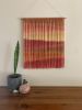 ZEST Orange Yellow Peach Red Textile Wall Art | Tapestry in Wall Hangings by Wallflowers Hanging Art. Item made of fiber works with boho & country & farmhouse style