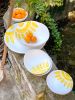 Salad bowl the Sun | Dinnerware by Patrizia Italiano. Item composed of ceramic