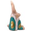 Disapproving Bunny- Pink Ray | Sculptures by Fuzz E. Grant. Item made of stoneware with synthetic