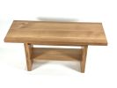 21st Century Minimalist Rift Sawn White Oak Entry Bench | Benches & Ottomans by Walker Design Studios. Item made of oak wood works with minimalism & contemporary style