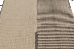 Rug & Kilim's Accent Kilim, Beige and Gray Textural Stripes | Area Rug in Rugs by Rug and Kilim