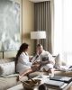 "Through The Leaves" | Oil And Acrylic Painting in Paintings by Laura Wood | Four Seasons Hotel Toronto in Toronto. Item composed of canvas and synthetic