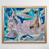 Peace | Oil And Acrylic Painting in Paintings by Jacob von Sternberg Large Abstracts. Item composed of canvas and synthetic