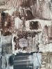 "the power of intention" (sold) | Oil And Acrylic Painting in Paintings by VISCERAL HOME STUDIO. Item composed of canvas & concrete compatible with mid century modern and contemporary style