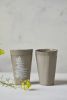 Gray Tree Mugs Set of 2 | Drinkware by ShellyClayspot. Item composed of stoneware