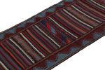 Vintage Afghan Baluch Kilim Runner Rug, with Geometric | Area Rug in Rugs by Rug and Kilim