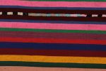 1950s Vintage Chaput Kilim rug with Multicolor Stripe | Area Rug in Rugs by Rug and Kilim