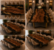 Resin Epoxy Dining Table, Handmade Epoxy Wooden Table | Tables by Innovative Home Decors. Item composed of wood compatible with country & farmhouse and art deco style