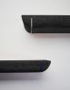 Mortaise Cork wall shelf - Charcoal edition | Shelving in Storage by Clémence Birot. Item composed of wood and steel in minimalism or contemporary style