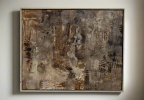 our inner universe ✦ SOLD | Mixed Media in Paintings by VISCERAL HOME STUDIO. Item composed of wood & canvas compatible with boho and contemporary style