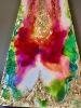 Exotic Gardens - Original Abstract Floral Resin Painting | Mixed Media by Wall Jewelry by Robyn Camargo. Item made of wood with synthetic