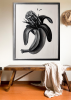 Platano III | Paintings by Juana Perfecta. Item made of canvas works with contemporary & art deco style