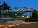 Interurban Trail Bridges | Public Sculptures by Vicki Scuri SiteWorks | Aurora Avenue at 151st Street & 160th Street, Shoreline, WA in Shoreline. Item composed of concrete