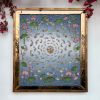 Handmade Bespoke Luxury Artwork from India “Meen Mandala” Fi | Embroidery in Wall Hangings by MagicSimSim
