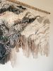Sculptural Fiber Wall Art "Shoreline IV" | Wall Sculpture in Wall Hangings by Rebecca Whitaker Art. Item made of wood & cotton