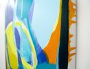 Jellyfish Head | Oil And Acrylic Painting in Paintings by Claire Desjardins. Item composed of canvas & synthetic