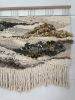 Large Earth Tones Hand Woven Art Hanging | Macrame Wall Hanging in Wall Hangings by Wolfpit Studio. Item composed of oak wood and cotton in boho or country & farmhouse style