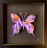 Flower Butterfly Boxes | Decorative Frame in Decorative Objects by Lorna Doyan. Item composed of paper